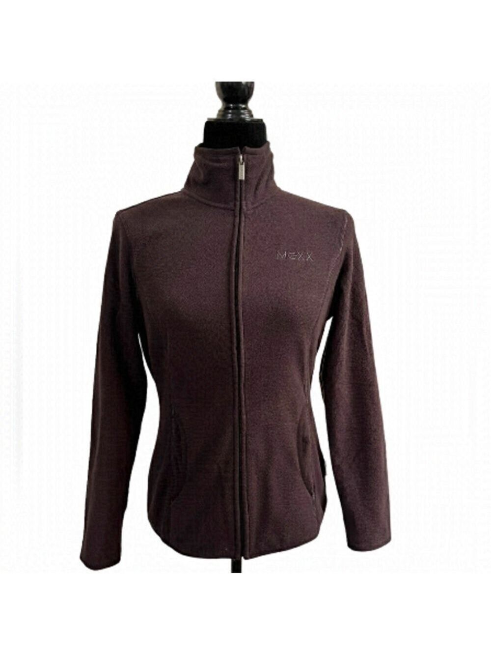 Mexx Full Zip Maroon Fleece Jacket